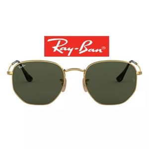 RayBan Hexagonal Green G15 Lenses RB3548N Men & Women